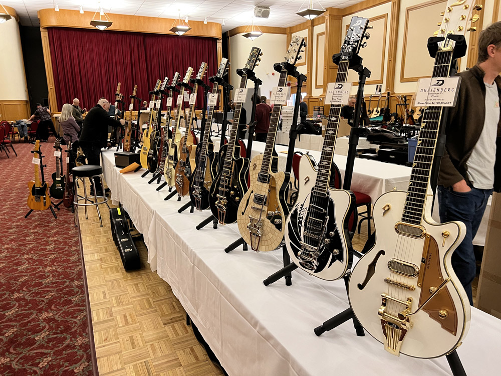 Pre-show Setup at the 2023 Edmonton Guitar Show